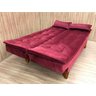 Sofá Cama 3 Lugares Vinho 507 Stilo Plus - 4