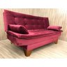 Sofá Cama 3 Lugares Vinho 507 Stilo Plus - 5