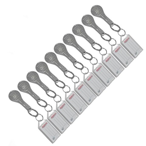 10 Chaves de Travas P/ Carrinho de Compras Condomínio Tecnow