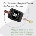 Ver imagem 2 de 10 Chaves de Travas P/ Carrinho de Compras Condomínio Tecnow