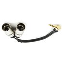 Ver imagem 2 de Cabo P2 90° Estereo para 2 Xlr Macho - 1,5 Metro