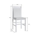Ver imagem 6 de Conjunto Mesa Elástica 8 Cadeiras Branco Lilies Móveis