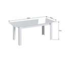 Ver imagem 3 de Conjunto Mesa Elástica 8 Cadeiras Branco Lilies Móveis