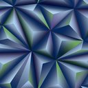 Ver imagem 1 de Papel de Parede 3d Azul 10 Metros