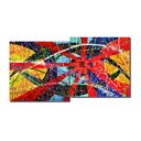 Ver imagem 3 de Conjunto com 2 Lindos Quadro Decorativo Originais Pintados a Mão Medindo 73x136 Cm