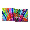 Ver imagem 1 de Conjunto com 2 Lindos Quadro Decorativo Originais Pintados a Mão Medindo 73x 36 Cm