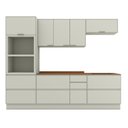 Ver imagem 5 de Cozinha Compacta 5 Peças 100% MDF com Torre Quente e Tampo para Cooktop Fineze