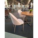 Ver imagem 4 de Kit 4 Cadeiras de Jantar Boucle Off White Tubo Champanhe Lançamento