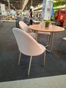 Ver imagem 4 de Kit 4 Cadeiras de Jantar Boucle Off White Tubo Champanhe Lançamento