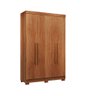 Guarda Roupa Solteiro 4 Portas Recife C- Pés Salleto Cinamomo - 1