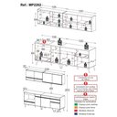 Ver imagem 4 de Armário de Cozinha Modulada Compacta com Balcão para Cooktop/Forno Veneza Multimóveis MP2262