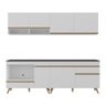 Armário de Cozinha Modulada Compacta com Balcão para Cooktop/forno Veneza Multimóveis Mp2262 - 6