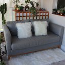 Ver imagem 3 de Kit 4 Capas Almofada Premium Pelúcia Pelo Alto 40x40cm Cor: Branco