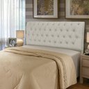 Ver imagem 4 de Cabeceira Cama Box King Size Sarah 195cm com Frame Linho Bege Cru - Desk Design