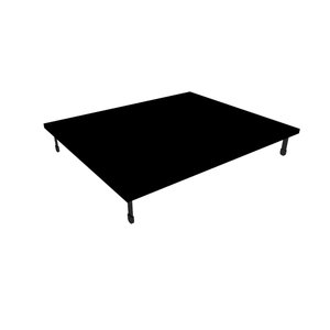 Tampa para Cooktop 5 Bocas Preto