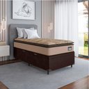 Ver imagem 1 de Cama Box Baú Solteiro Colchão Espuma D33 Pillow Top Van Gogh 88x188x70cm Hellen