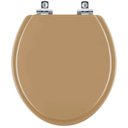 Ver imagem 1 de Assento Sanitário com Amortecedor Convencional Oval Amendoa para Vaso Ideal Standard
