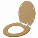 Ver imagem 2 de Assento Sanitário com Amortecedor Convencional Oval Amendoa para Vaso Ideal Standard