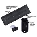 Ver imagem 5 de Combo Teclado e Mouse Sem Fio Usb Dynamic Corp Abnt2/1600 Dpi Preto - Cmw200