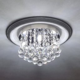 Lustre de Cristal Legítimo Redondo 20 Cm de Altura Ilustre Cristais - 1