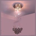 Ver imagem 3 de Lustre Plafon Cristal Verdadeiro K9 Redondo Bola Globo Ilustre Cristais