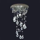 Ver imagem 1 de Lustre Plafon Cristal Verdadeiro K9 Redondo 40 Cm de Altura