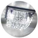 Ver imagem 3 de Lustre de Cristal Verdadeiro 20x20cm