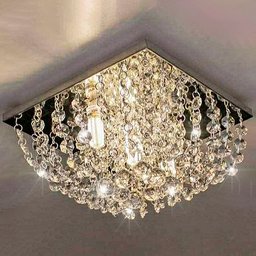 Lustre de Cristal Verdadeiro 20x20cm - 2