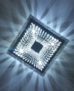 Ver imagem 4 de Lustre de Cristal Verdadeiro 30x30 Cm