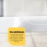 Tela Mosquiteira para Porta 1,00m X 2,10m Branca - 4