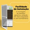 Tela Mosquiteira para Porta 1,00m X 2,10m Branca - 3