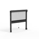 Ver imagem 4 de Kit Tela Mosquiteiro Recolhível para Janela 1,25m X 1,05m Preta