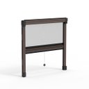 Ver imagem 4 de Kit Tela Mosquiteiro Recolhível para Janela 1,25m X 1,05m Bronze