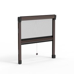 Kit Tela Mosquiteiro Recolhível para Janela 1,25m X 1,05m Bronze - 4