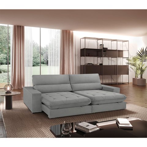 Sofá Aspem Linho 02 Módulos de 80cm B25cm Meu Sofá Online