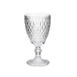 Cj 6 Taças Vidro P/ Vinho Bico de Abacaxi Transparente 265ml Lyor - 2