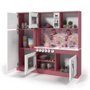 Ver imagem 4 de Armário Cozinha com Refrigerador Infantil Lux Branco Rosa