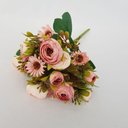 Ver imagem 4 de Flor Artificial Buquê Camélia e Margarida 30cm