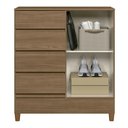 Ver imagem 3 de Cômoda Fit 1 Porta e 4 Gavetas Jequitibá - Santos Andirá