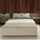 Ver imagem 2 de Calçadeira Recamier com Baú Sapateira Dubai 1,58 M Queen Size A23:a38quarto Suede Bege - Aurora