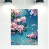 Quadro Decorativo Tela Canvas Floral Ref:qbfl5 Lojall 60 X 40 Cm Borda Infinita - 1