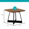 Conjunto Sala de Jantar 4 Cadeiras Charlotte Carraro - 4