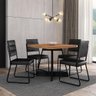 Conjunto Sala de Jantar 4 Cadeiras Charlotte Carraro - 1