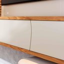 Ver imagem 3 de Home Suspenso para TV Casa Nobile 65 Polegadas 179cm MDF MDP Off White Freijo Colibri Móveis