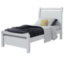 Ver imagem 1 de Cama Solteiro Lopas Reali - Branco