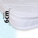 Ver imagem 4 de Colchão para Mini Berço Chiqueirinho Infantil Bebê Antialérgico 78x32x6 Cm Bf Colchões