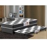 Cama Box Solteiro Umaflex Madrid com Cama Auxiliar 88 - Preto - 2