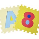 Ver imagem 4 de KIT TAPETE EVA ALFANUMÉRICO 36 PEÇAS + PEIXES 9 PÇS