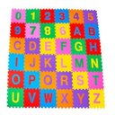 Ver imagem 2 de KIT TAPETE EVA ALFANUMÉRICO 36 PEÇAS + PEIXES 9 PÇS