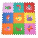 Ver imagem 1 de Tapete Eva Peixes 9 Pçs 32x32x8 Cm